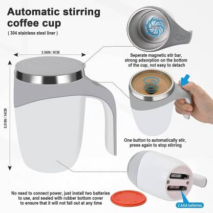 Automatic Magnetic Stirring Coffee Mug